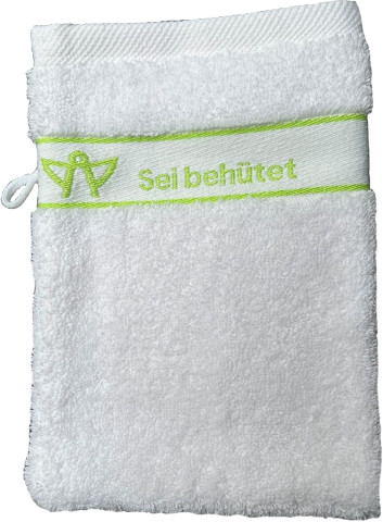Waschhandschuh Sei behütet